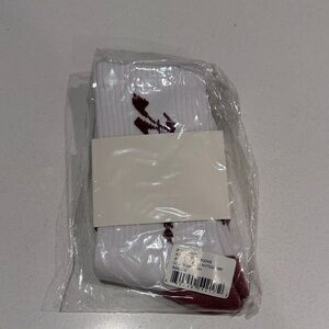 Kids White and Red Socks